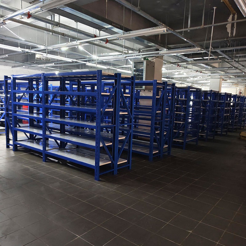 300KG Warehouse Racking System Adjustable 7 Tier Durable Metal Shelves Garage Customizable Industrial Rack