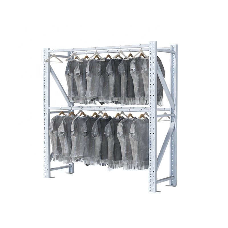 High-Hanging Warehouse Rack Floor-Mounted Mobile Cold-Rolled Steel Multi-Tier Corrosion Protected Shelving