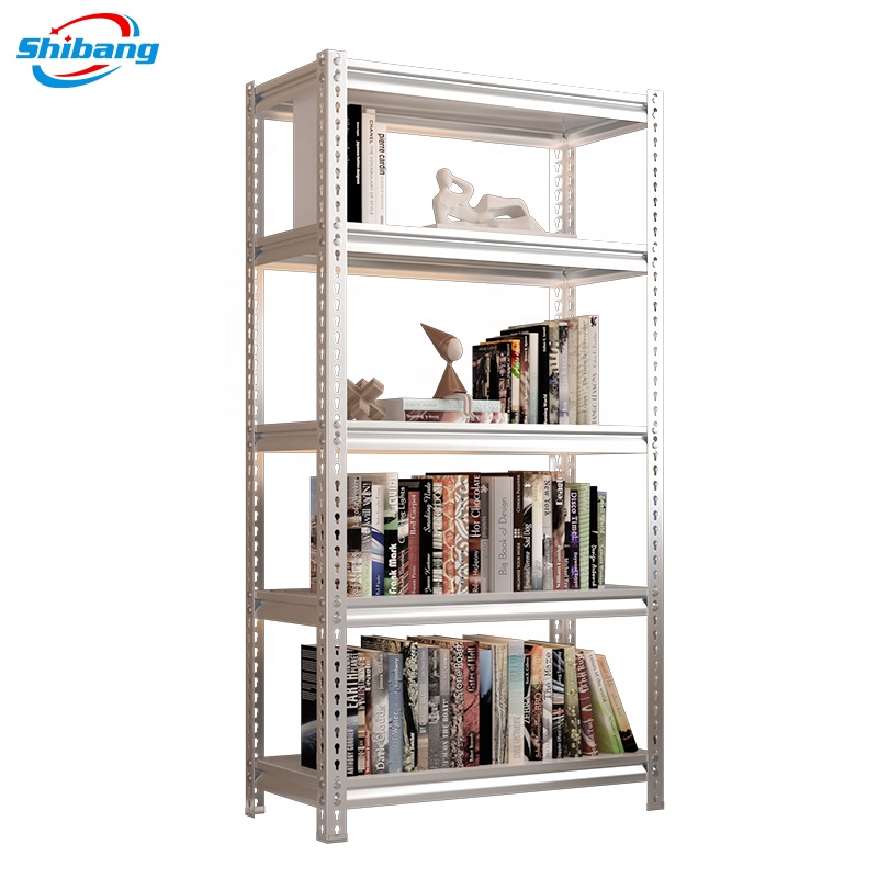 Hot Sale 5-Tier Adjustable Steel Rack Light Duty Home Shelving for Garage Use Boltless Slot Steel Shelf