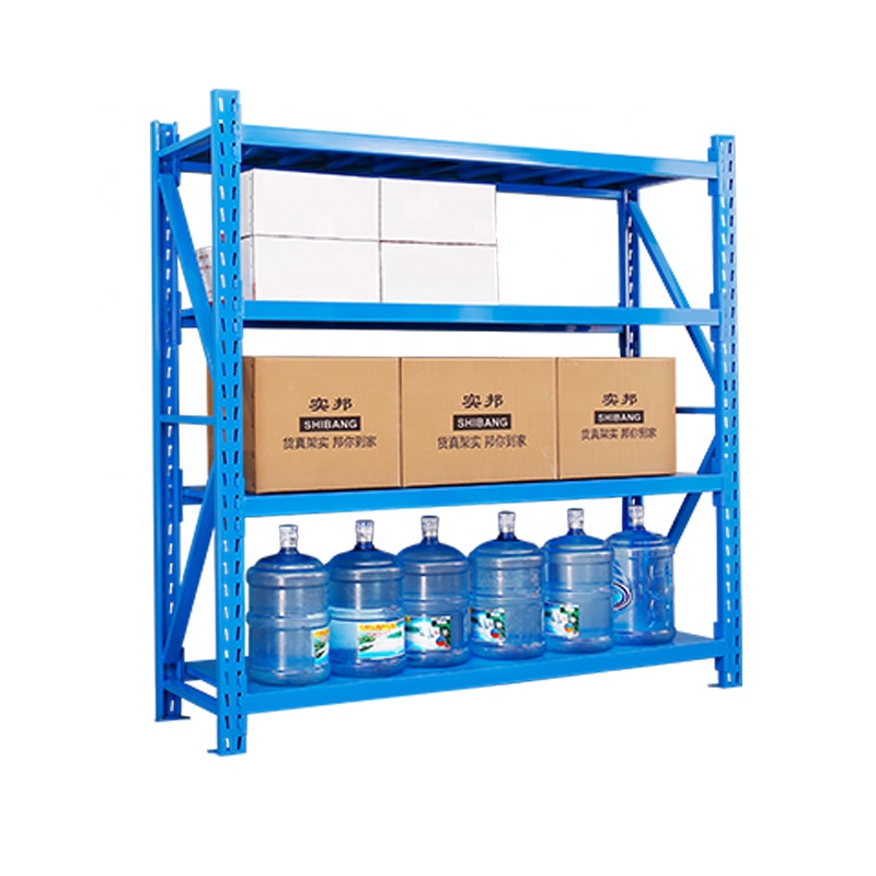 300KG Capacity Medium Duty Shelf 4-Tier Storage Rack Easy Assembly Steel Shelving Unit