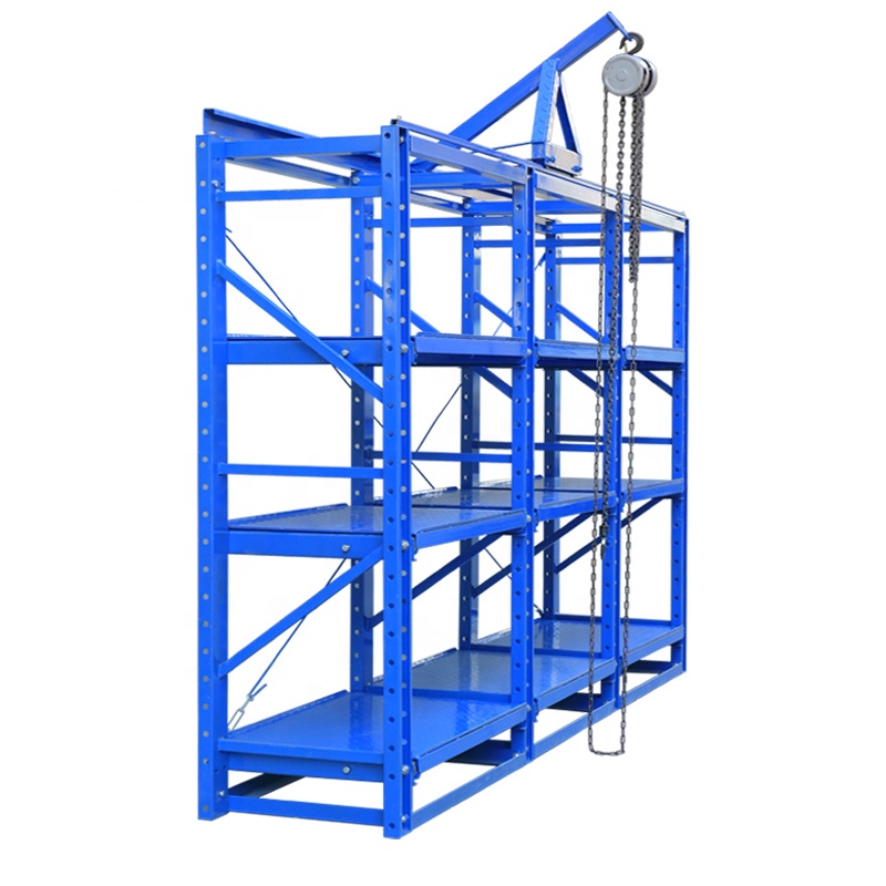 High Quality Modular Mold Shelves Drawer Heavy Duty Industrial Storage Racks 1000kg Load Capacity 5 Layer Openable Tool