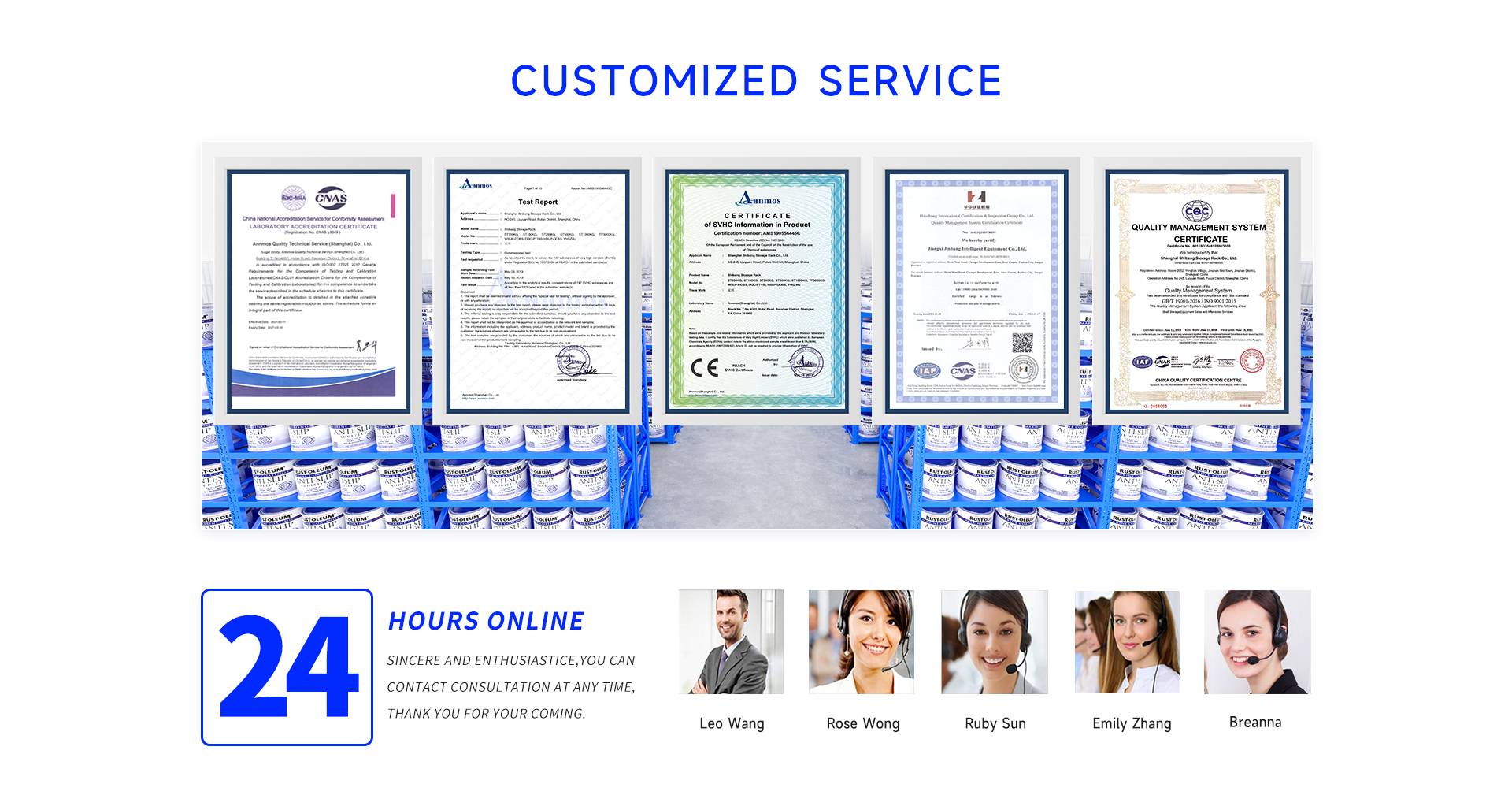 Certifications