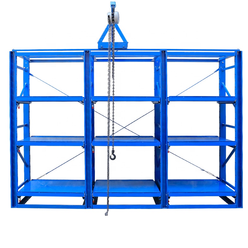 China Warehouse Storage Racking Factory Heavy Duty Metallic Powder Coated Mould Rack