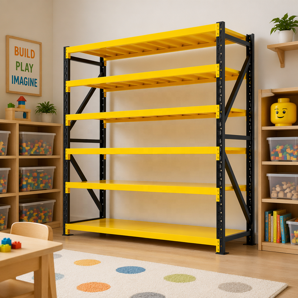 Popular 200KG Warehouse Rack Metal Garage Storage Stacking Racks & Shelves