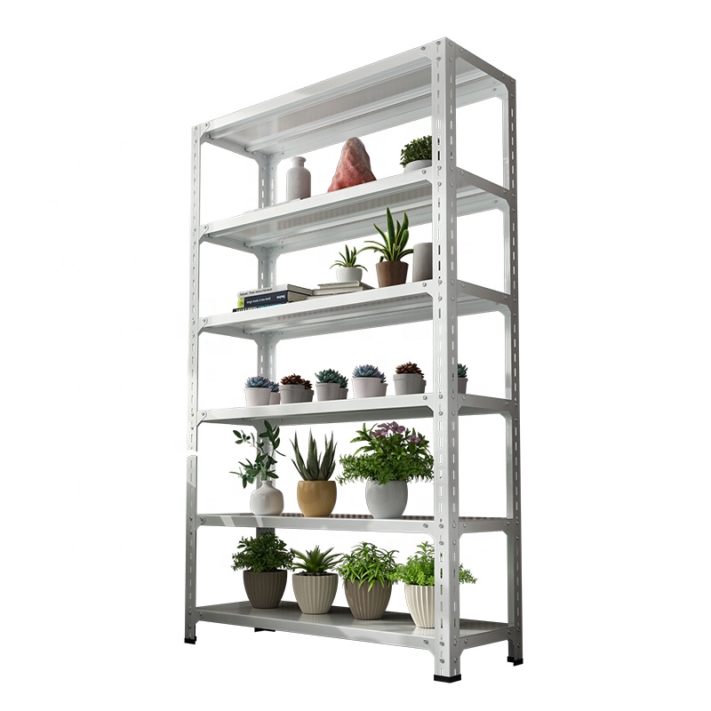 Shanghai Wholesale Household Steel Multi-Level Powder Coated Corrosion Protection Angle Steel Rack Storage Shelf 180cm Length