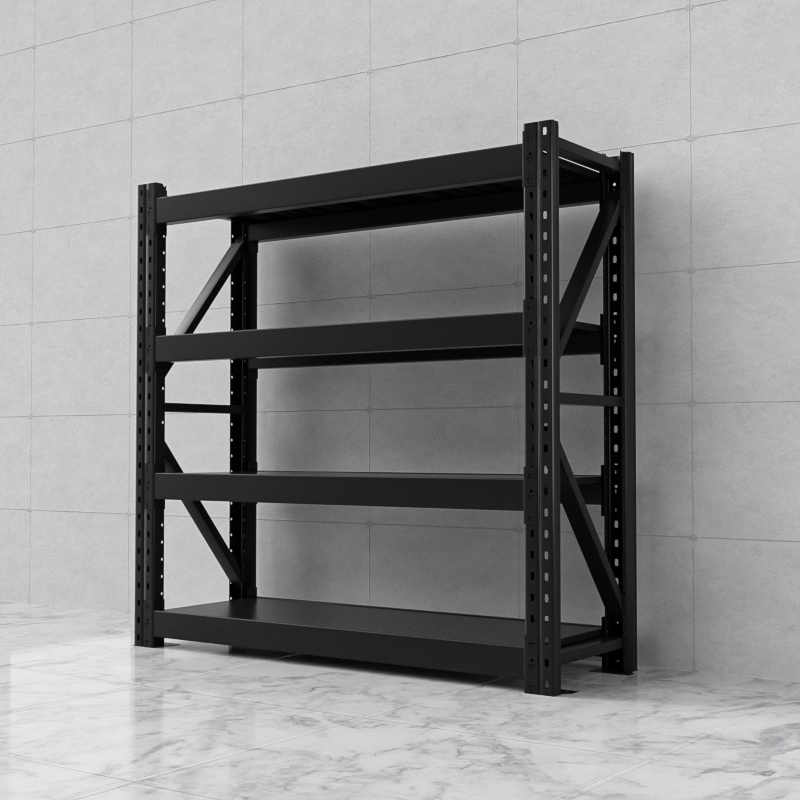 800KG Load Heavy Duty Steel Warehouse Storage Rack with Corrosion Protection Adjustable Boltless Stacking Shelves