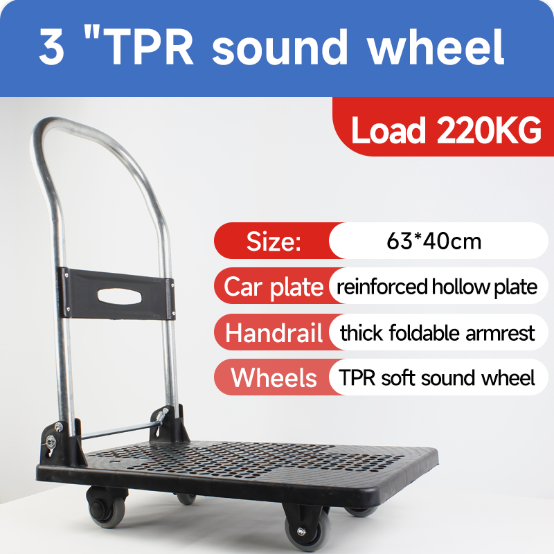 Platform trolley details and structural components