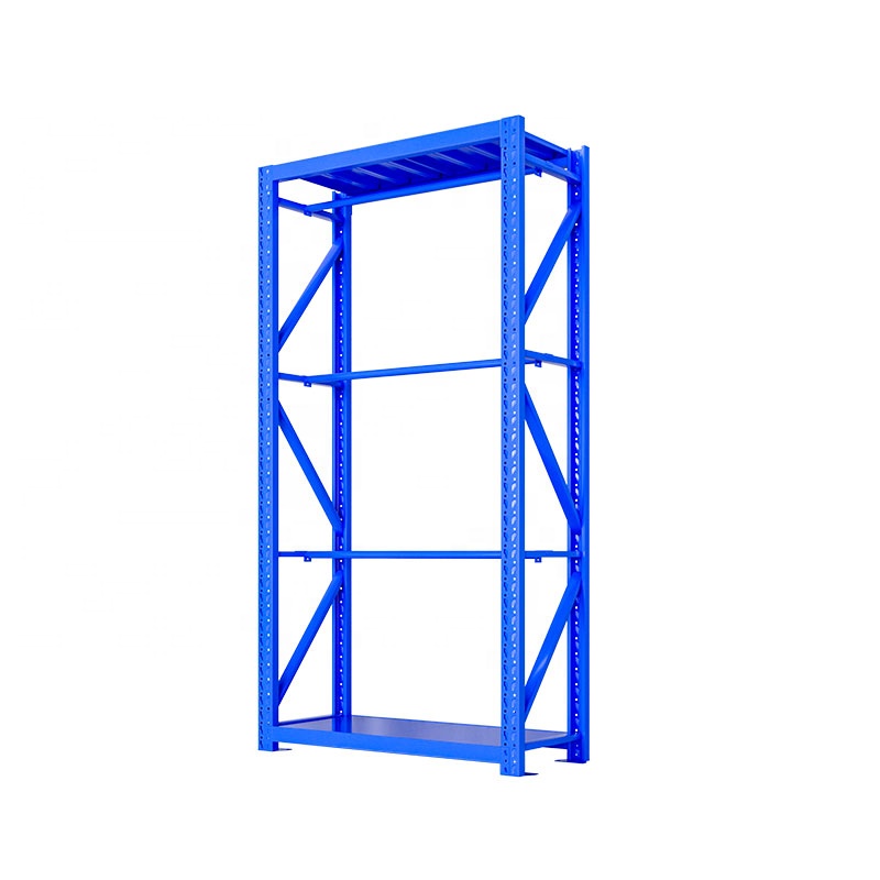Customized Steel Boltless Corrosion Protected 1/2/3 Layer Warehouse Storage Clothing Hanging Racking Garment Rack System
