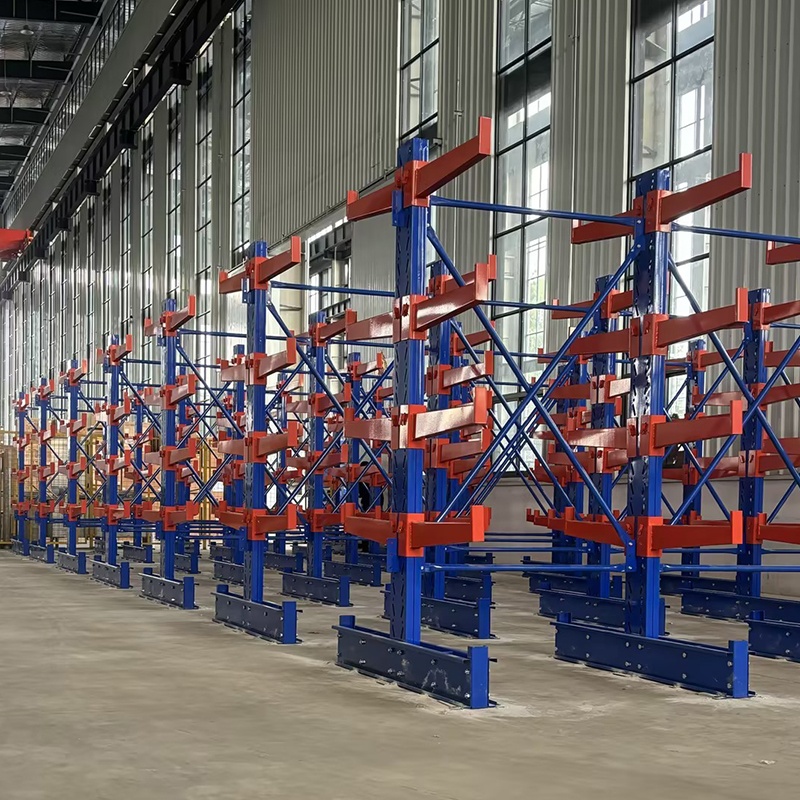 Industrial Heavy Duty Steel Cantilever Warehouse Shelf Rack Equipment for High-Capacity Warehouse Pallet Storage