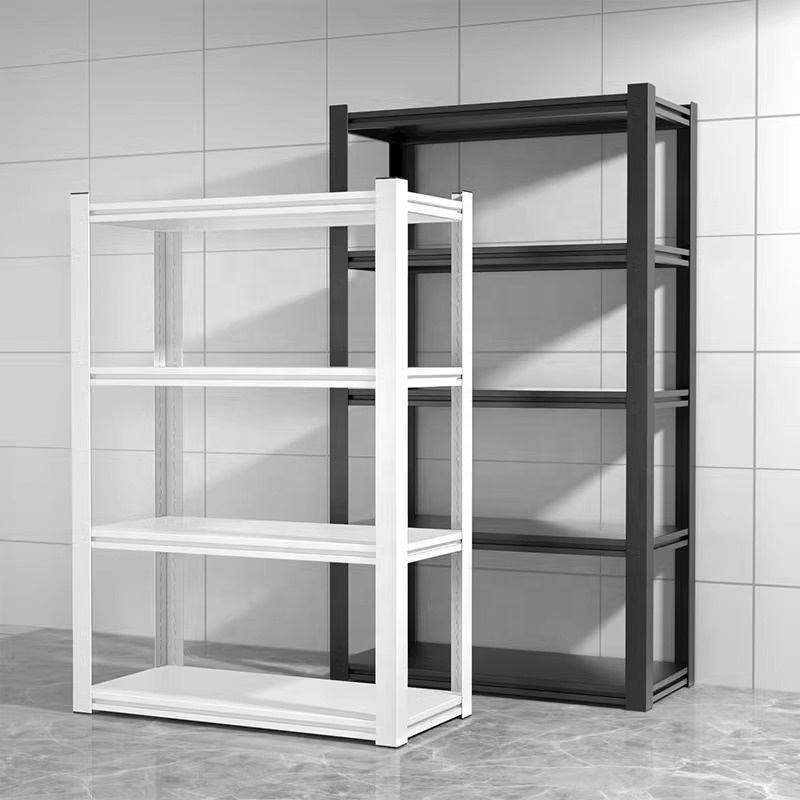 100KG Light Duty Rack Steel Storage Shelves with Customizable Height and Layers for Home Storage
