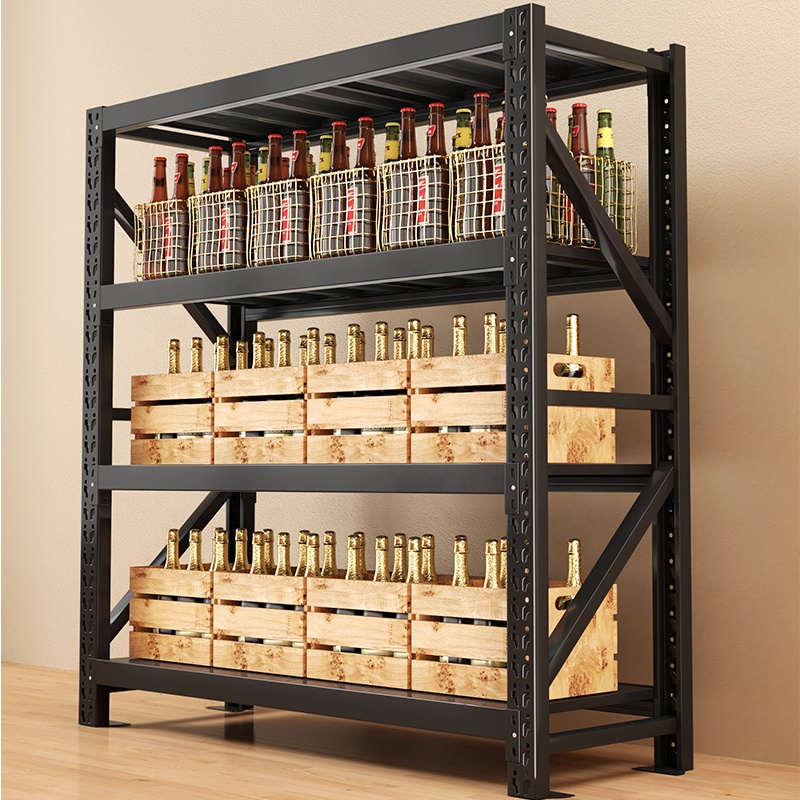 Metal Shelving Rack Light Duty Rack Customizable Dimensions Factory Direct Sales with No Middlemen