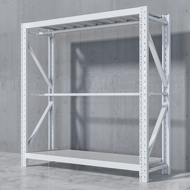 300KG Load Steel Corrosion Protection Warehouse Garment Rack Thickened Tube for Clothes Storage Hanging Coats Apparel