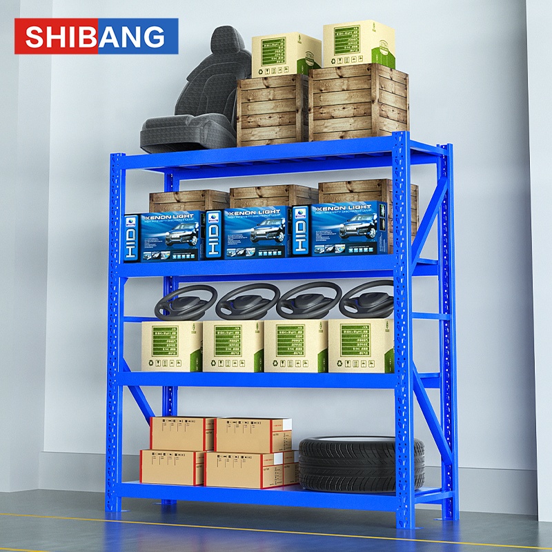 Metal Storage Shelves 500kg Warehouse Racking Steel Shelving Heavy Duty Warehouse Storage Rack