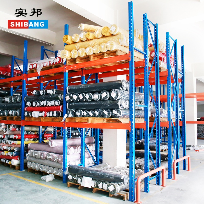 Shibang Heavy Duty Large Scale Warehouse Fabric Display Three Layer Rack Storage