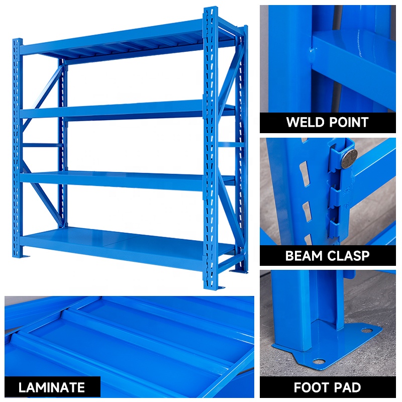 Shibang Heavy Duty Steel Storage Rack Garage Rack Adjustable Shelves for Warehouse Use