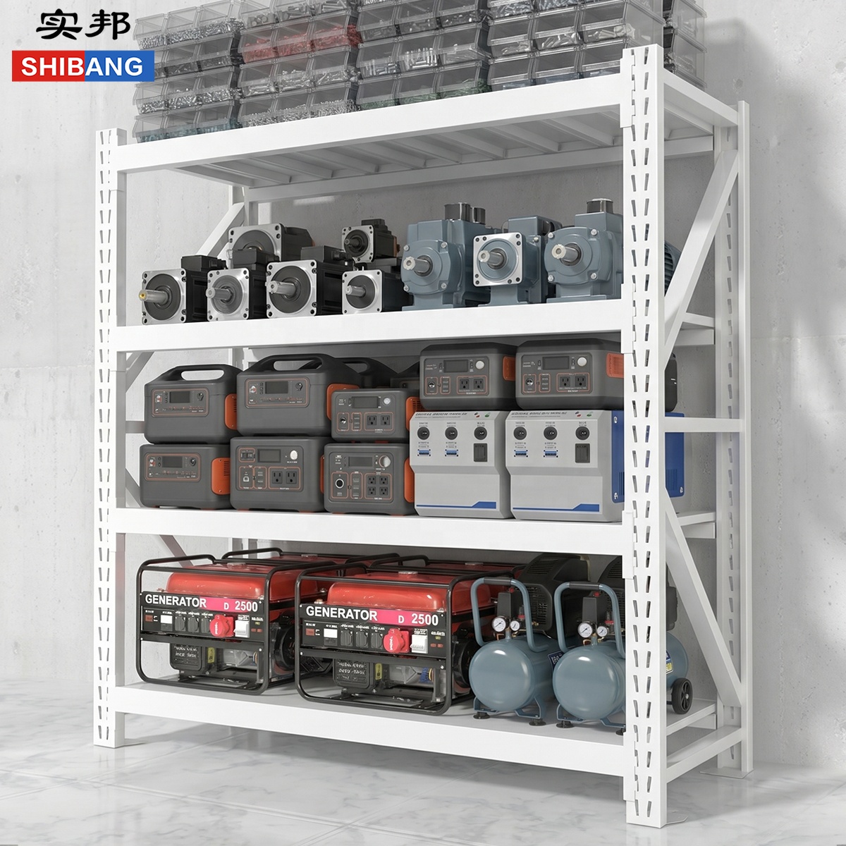 1000KG Warehouse Rack Heavy Duty Steel Storage Shelves Industrial Racking Storage Racks Shelving Units