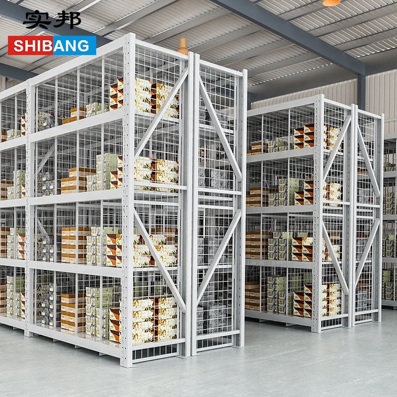 Factory Supplied Logistics Industry Sort Shelving Steel Multi-Level Storage Rack Separator Mesh Corrosion Protection Powder