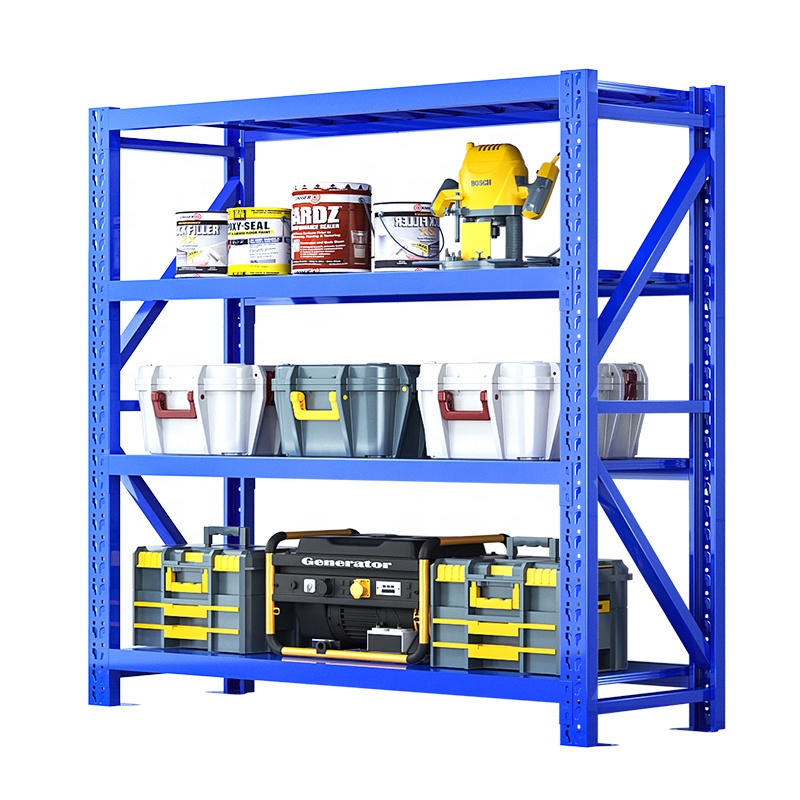 120KG Steel Storage Rack Metal Warehouse Racking Storage Shelving Industrial Rack Shelves