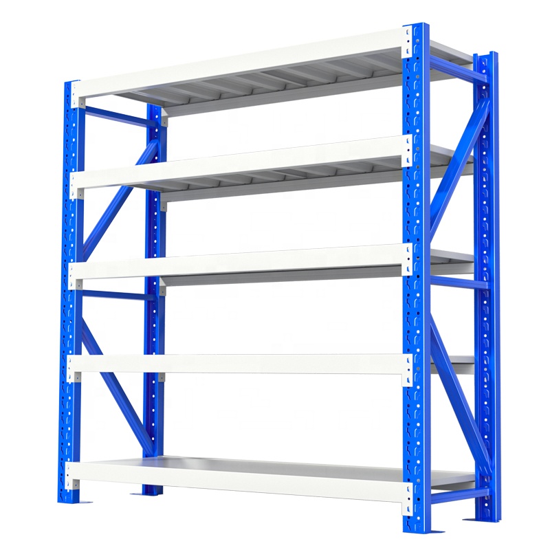 18 Years Factory Custom 100KG Load Shelving 4 Tier Industrial Selective Warehouse Metal Rack Storage Shelf