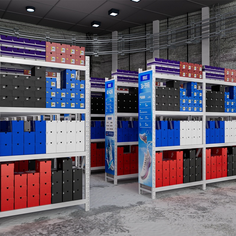 Industrial Cold Rolled Steel Multi-Layer Powder Coated Warehouse Racks with Adjustable Design for Efficient Inventory Storage