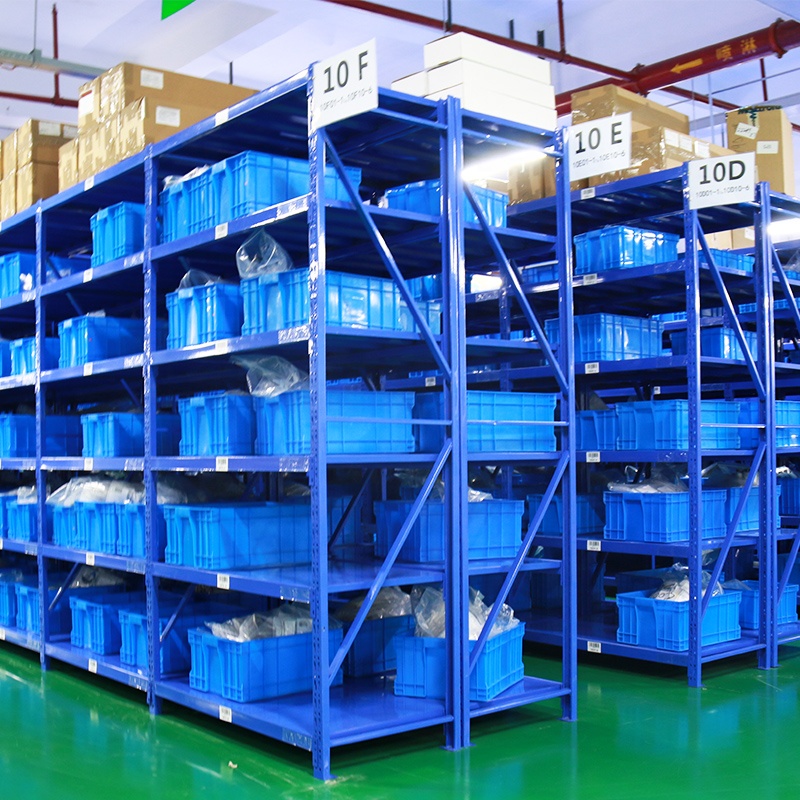 Shanghai 120-180KG Load Warehouse Rack Steel Light Duty Shelf Powder Coated Corrosion Protection Garage Storage Rack System