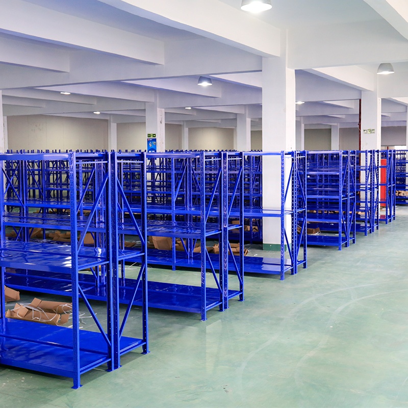 Heavy Duty Metal Shelf 400KG Steel Long Span Industrial Shelving Garage Warehouse Shelves
