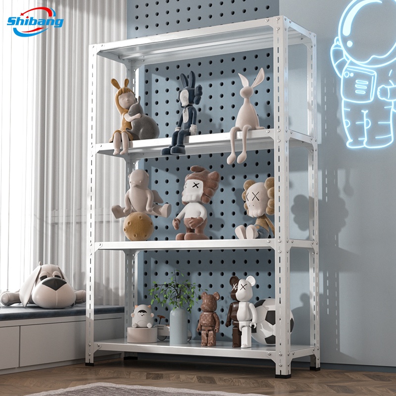 Manufacturer 3/4/5/6 Layers Warehouse Storage Shelf Household Angle Steel Rack Shelf