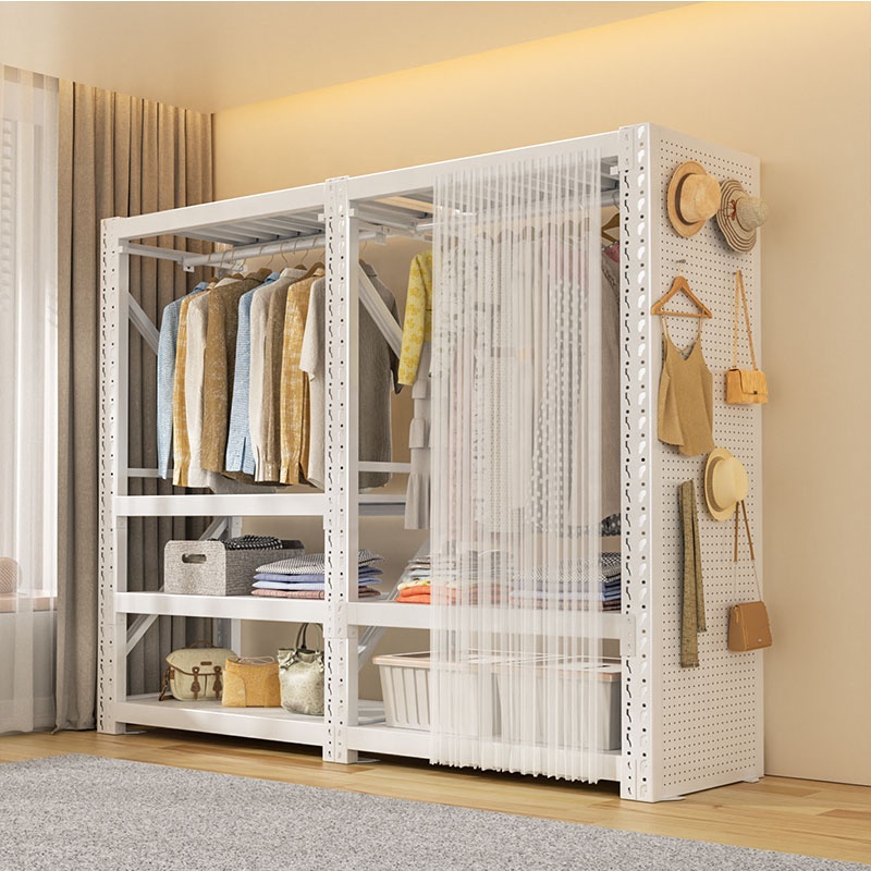 High Quality Cloth Display Multi-Level Steel Storage Shelf Rack for Home Storage or Warehouse