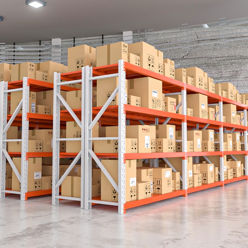 Adjustable Boltless Racking Q235B Steel Shelves for Cold Storage Room Commercial Rack for Warehouse