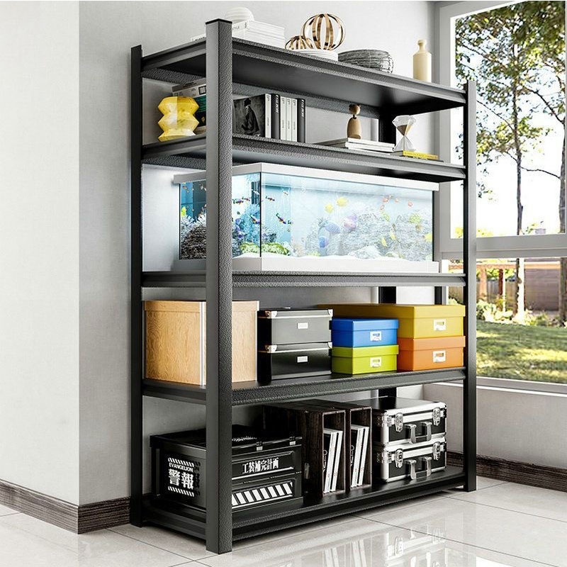 100KG Load Metal Shelving Units Home Storage Boltless Rack with Adjustable and Multi-Tiered Shelves