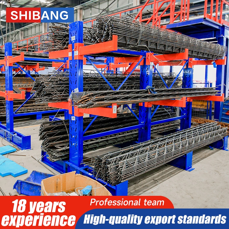 Double Side Arm Steel Warehouse Shelf Storage Steel Metal Heavy Duty Racks Cantilever Shelf