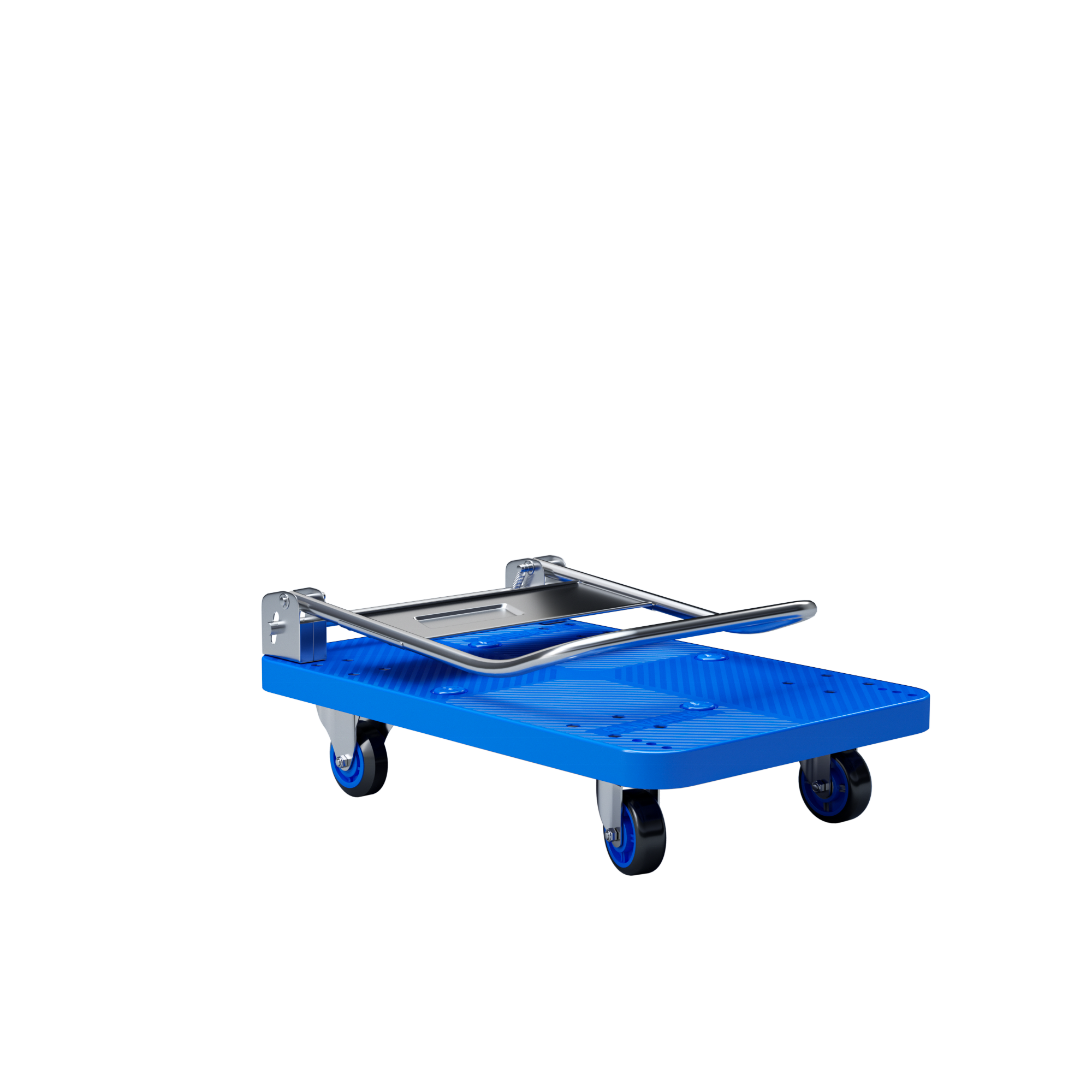 Heavy Duty Push Cart Hand Trolley Warehouse Moving Platform Truck 4 Wheel Dolly