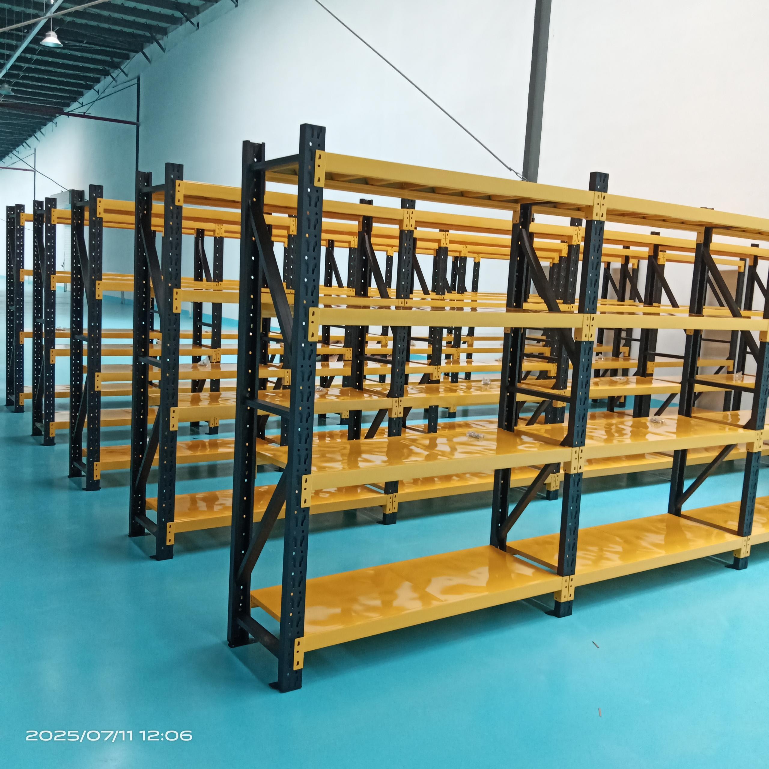 Steel Racks with Adjustable Utility Shelves 4 Tie 300KG Shelving Rack for Industrial Storage