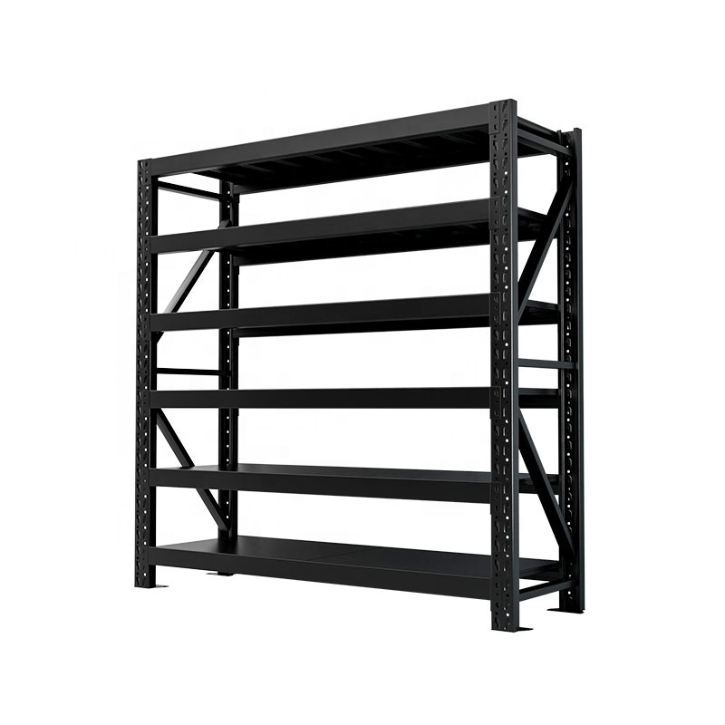 Shibang Steel Industrial Shelving Rack Boltless Plug-In Corrosion Protection Powder Coated 200x60x200cm 500KG
