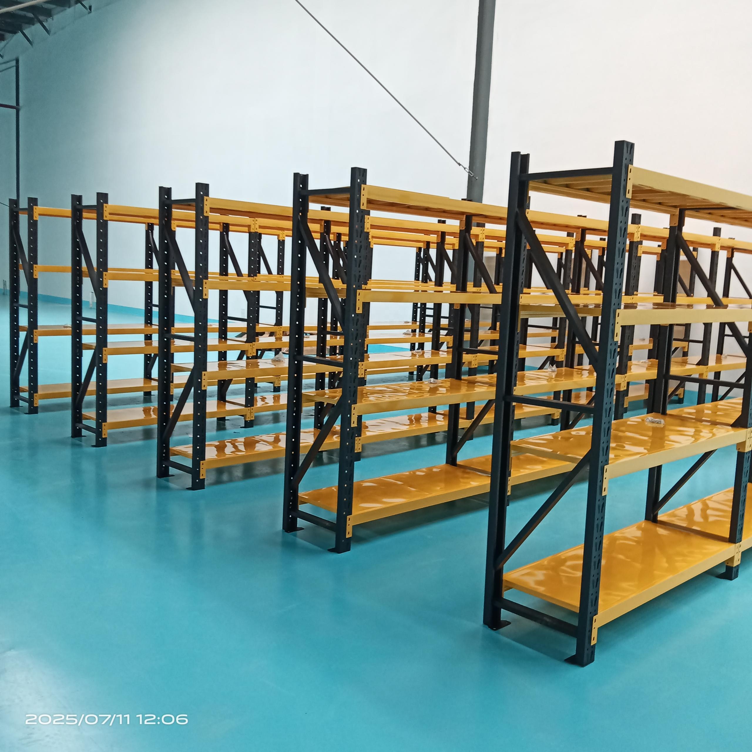 Steel Racks with Adjustable Utility Shelves 4 Tie 300KG Shelving Rack for Industrial Storage