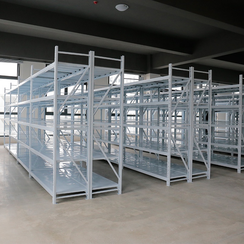 Multi-Layer 400KG Load Steel Shelving Racking System Long Span Warehouse Shelf Rack