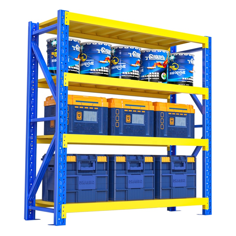Heavy Duty Warehouse Rack 400KG Wholesale Longspan Shelving Multi-layer Home Office Storage Rack Adjustable Express Storage Rack