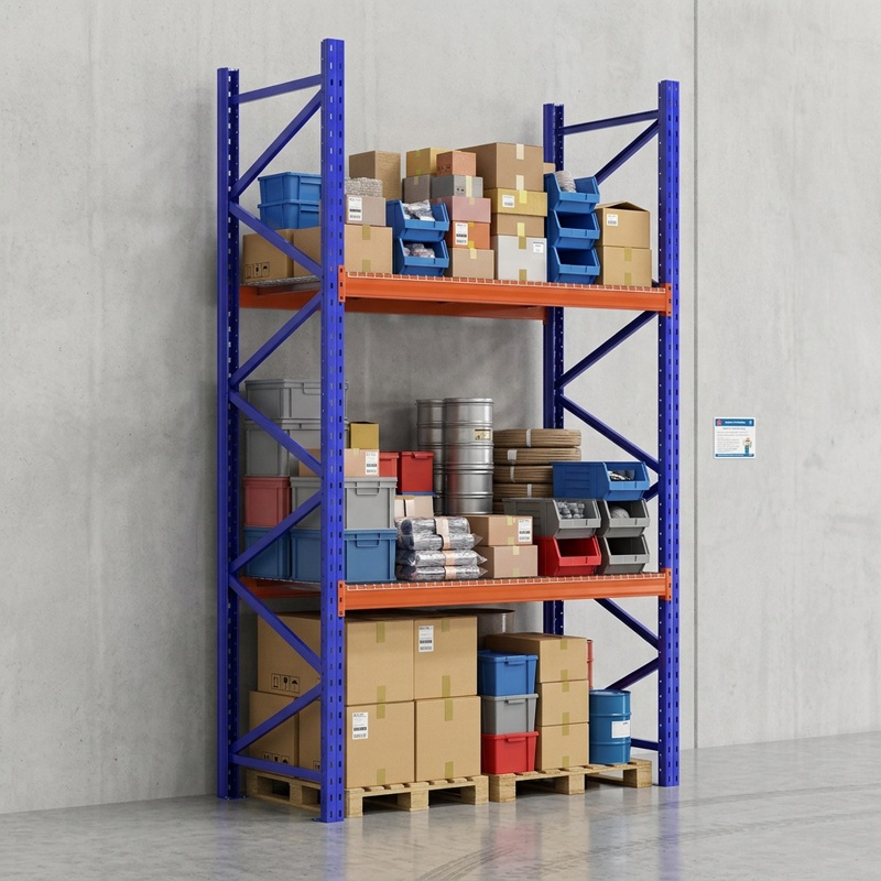 Steel Box Beam Pallet Shelving Racking Heavy Duty Pallet Racking System for Warehouse Storage