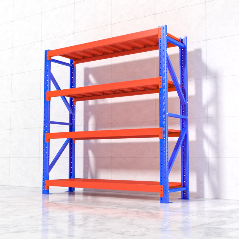 Adjustable Metal Bolt Rack Shelf Low-Priced Steel Warehouse Storage Medium Duty Unit for Bolt Racks