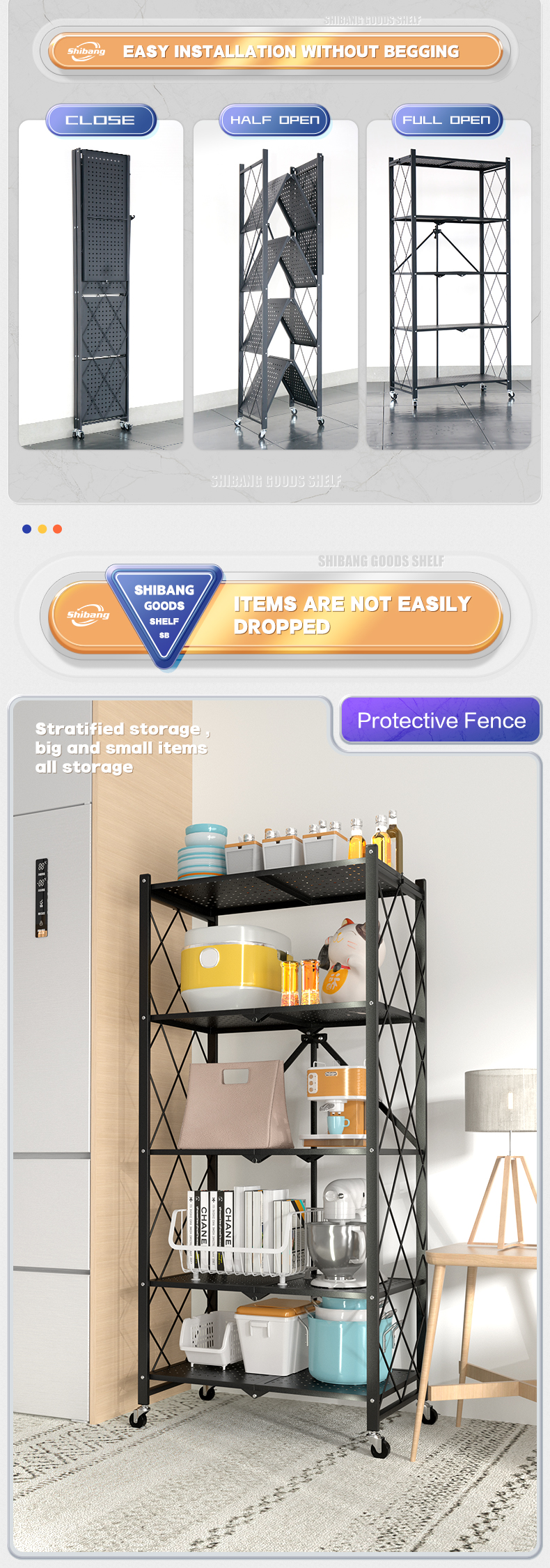 Microwave oven shelf display