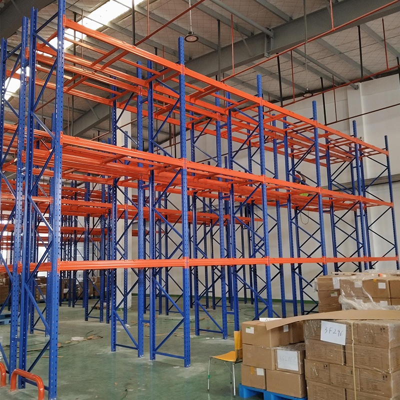 Factory Customization Heavy Duty Metal Pallet Storage Racking 1000kg/1500KG/2000kg Per Layer Industrial Pallet Shelving Rack