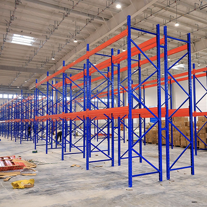 Shibang Industrial Cold Rolled Steel Selective Pallet Rack Heavy Duty Powder Coated Warehouse Shelving System