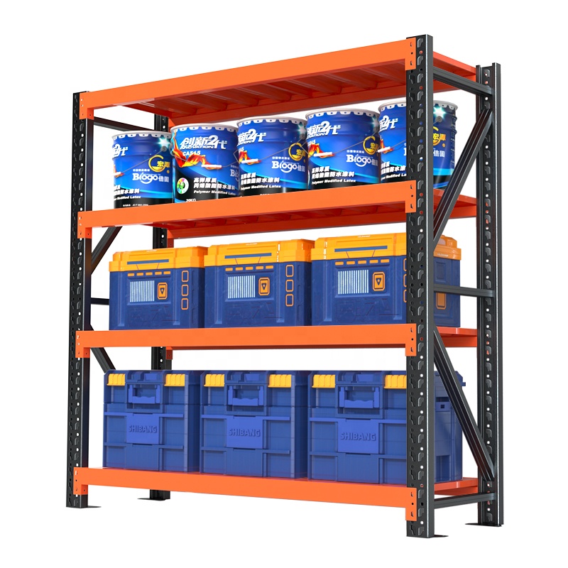 Customized Factory Supply Industrial Workshop Shelving Storage Shelves Metal Material Storage Rack