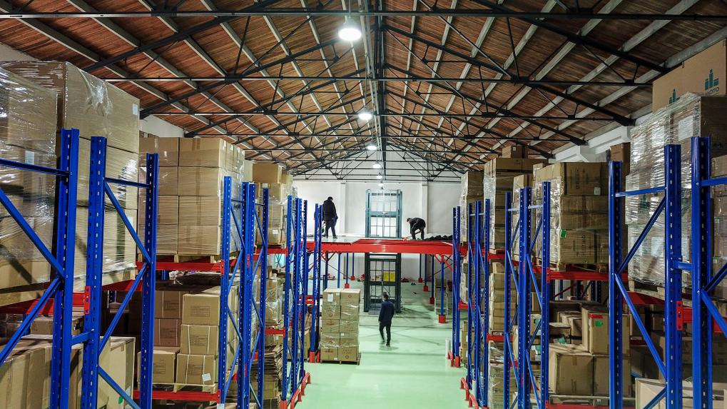 Shibang Storage Rack manufacturing plant - 35,000 sqm modern production facility in Guangdong China
