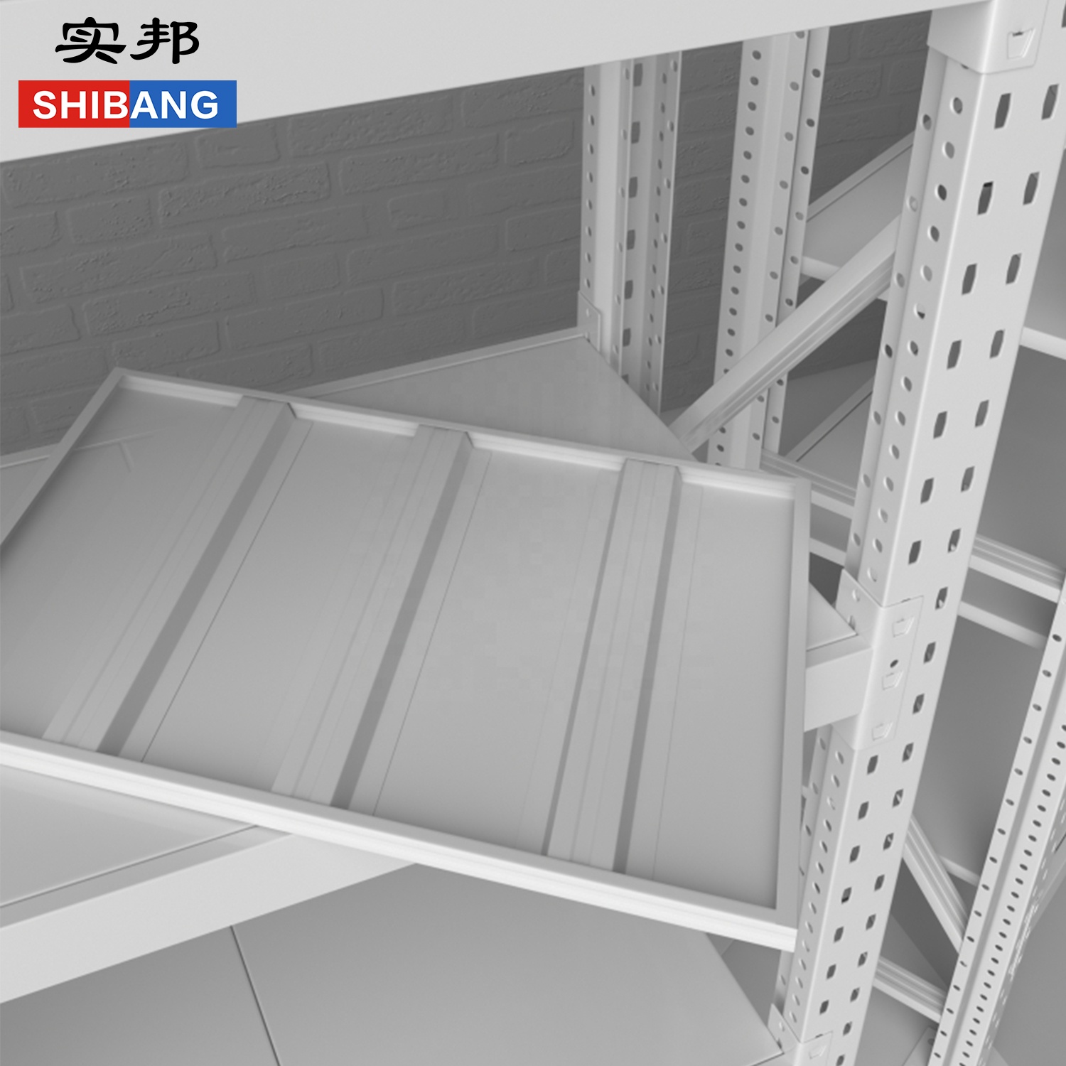 Multi-Level Garage High Capacity Heavy Duty Adjustable CE/ISO Certified Steel Warehouse Rack Shelves
