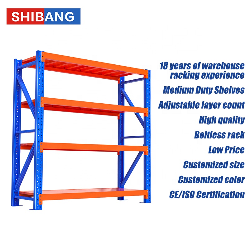 CE Certificate Low Price Light Duty Rack Warehouse Shelving Factory Sale Wholesales Racking Unit