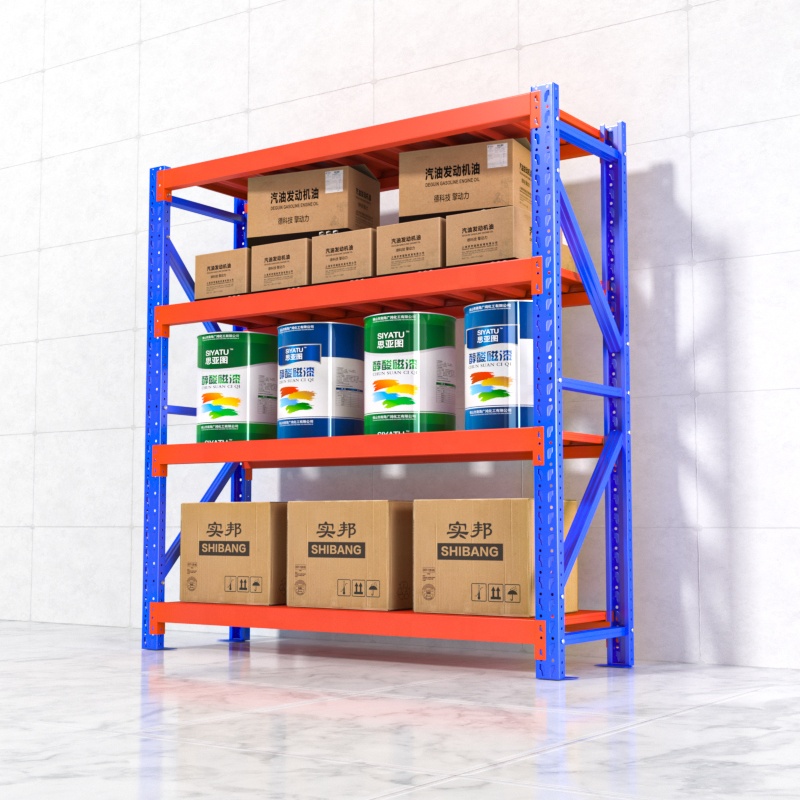 40HQ 350 Set 200*60*200CM Garage Warehouse Industrial Racking Systems