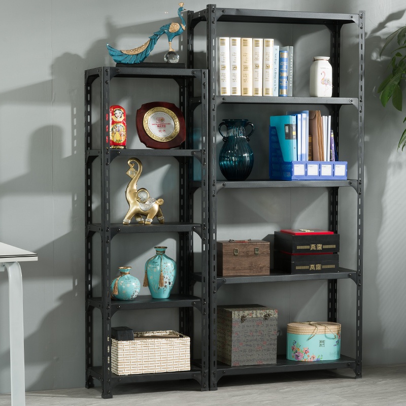 Wholesale Home Storage Shelves Units Household Angle Steel Storage Shelf Rack for Shop