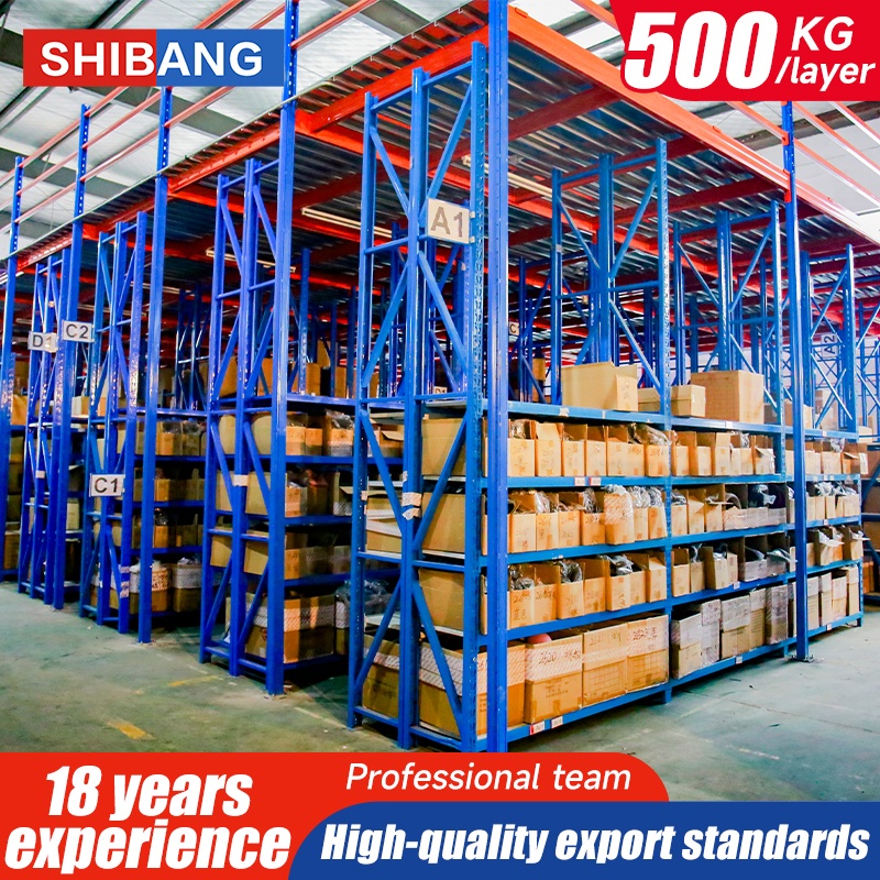 Mezzanine Floor Rack Attic Loft Racking With Stairs Steel Structure Platform Mezzanine Floor