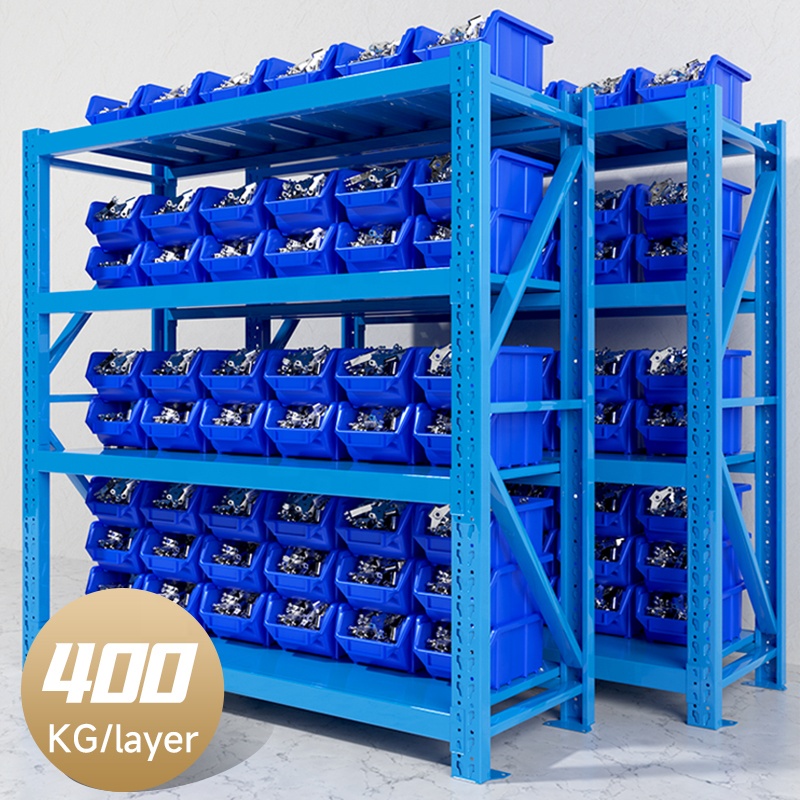 400KG Load Corrosion Protection Shelving High Quality Steel Racking System Home Warehouse Shelves Storage Racks Factory